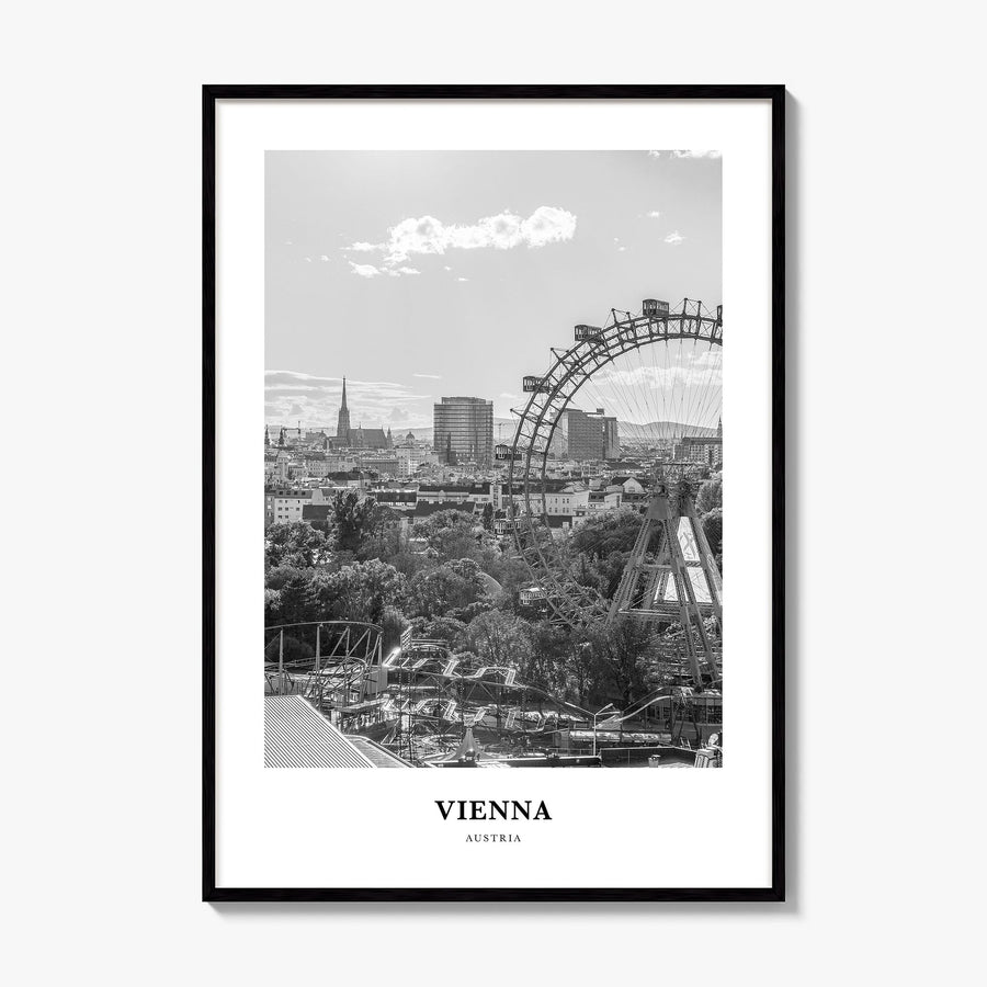 Vienna Classic No 5 Poster, framed poster mockup