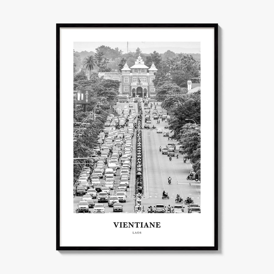 Vientiane Classic Poster, framed poster mockup