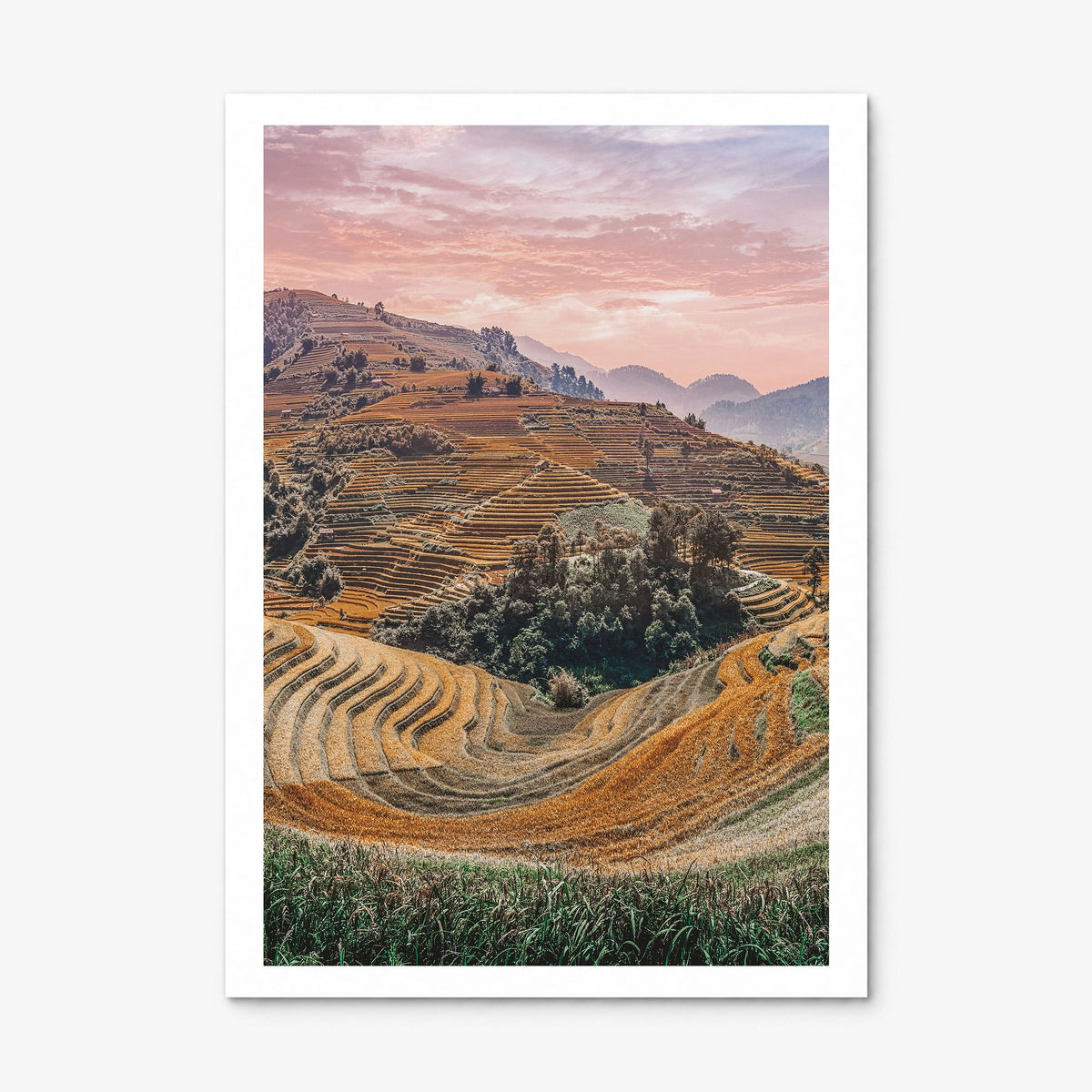 Vietnam Photo Poster, print only (unframed), white border