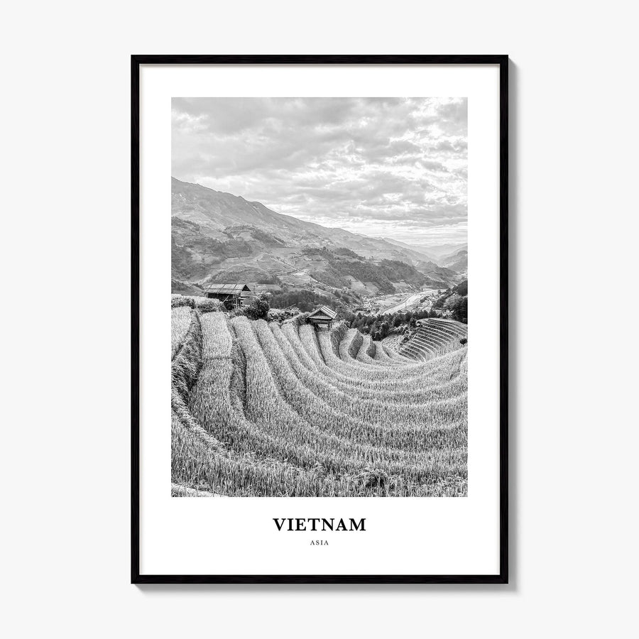 Vietnam Classic No 1 Poster, framed poster mockup