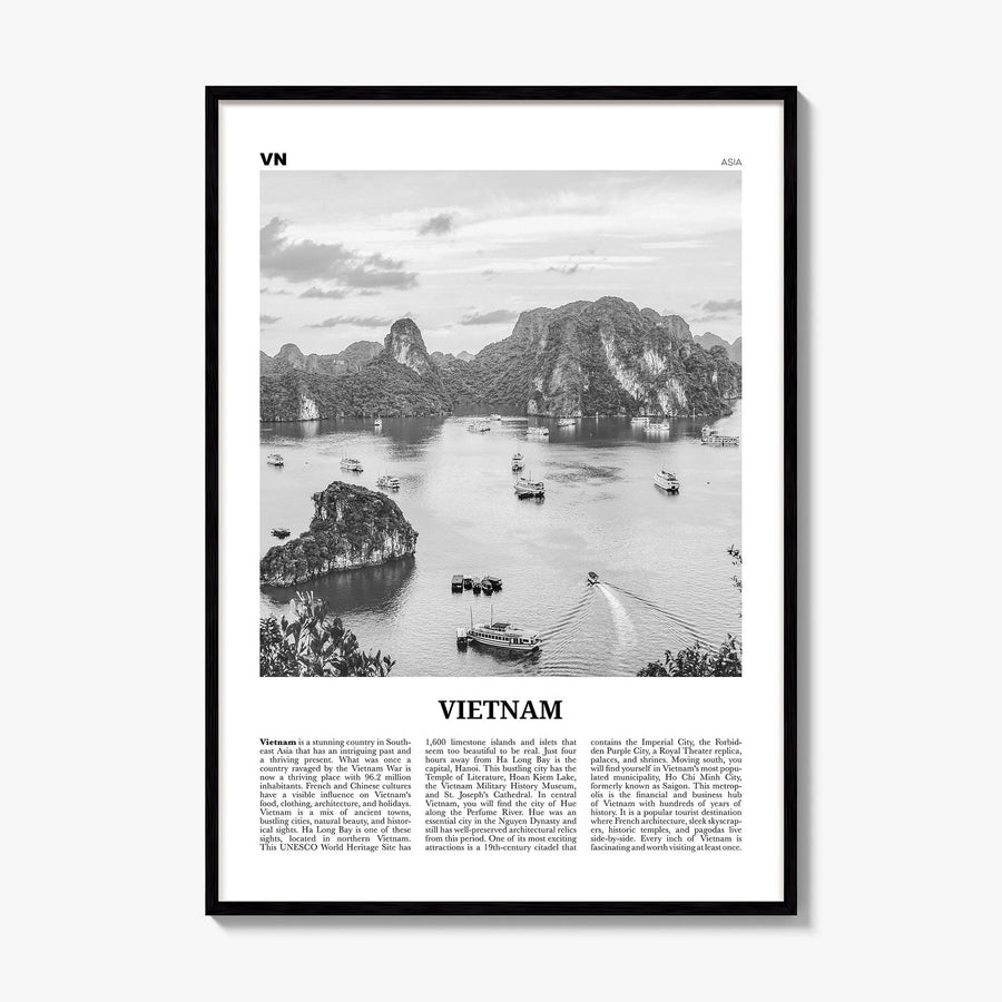 Vietnam Newspaper No 1 Poster, framed poster mockup