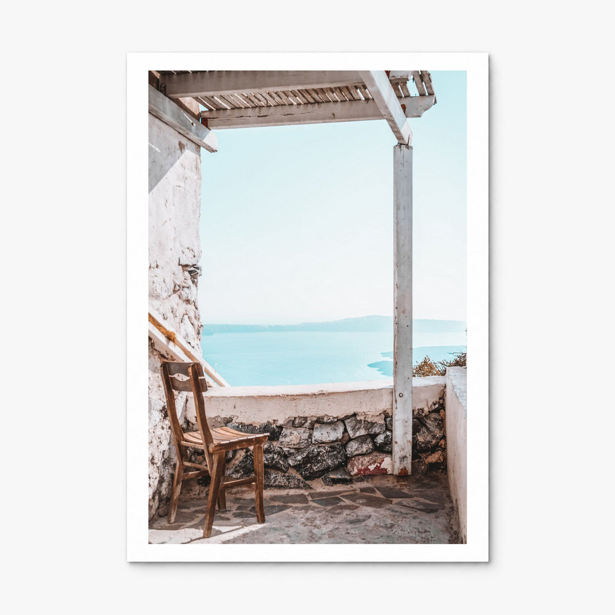 View from a Chair Photo Poster, print only (unframed), white border