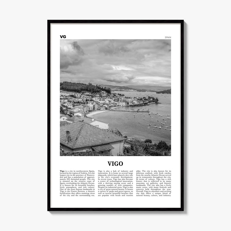 Vigo Newspaper Poster, framed poster mockup