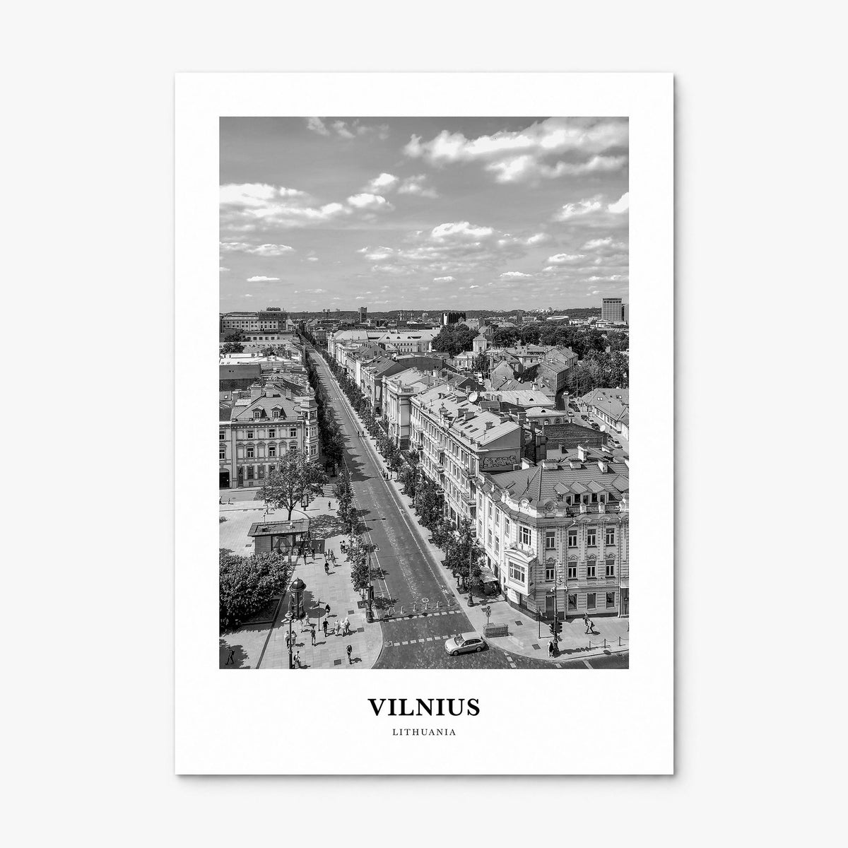 Vilnius Classic Poster, print only (unframed)