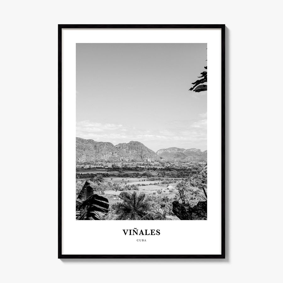 Viñales Classic Poster, framed poster mockup