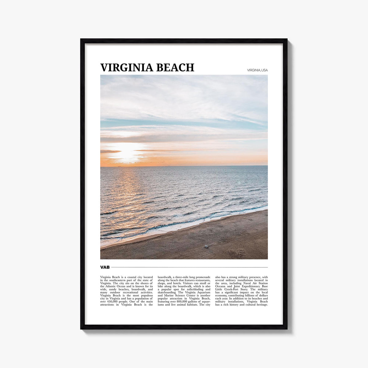 Virginia Beach Travel Poster