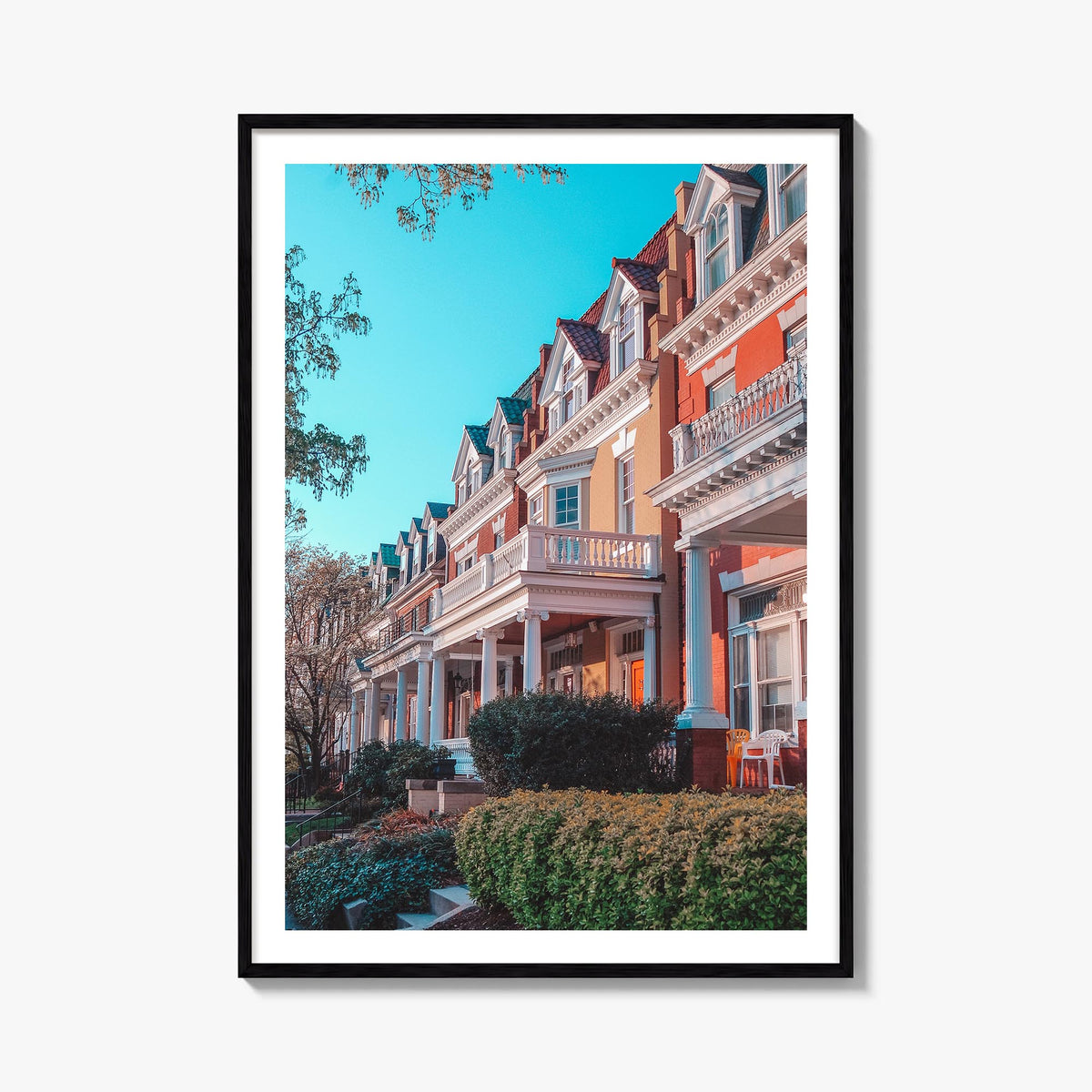 Virginia no. 2 colorful photo poster of United States – vertical wall art, unframed print shown in interior mockup