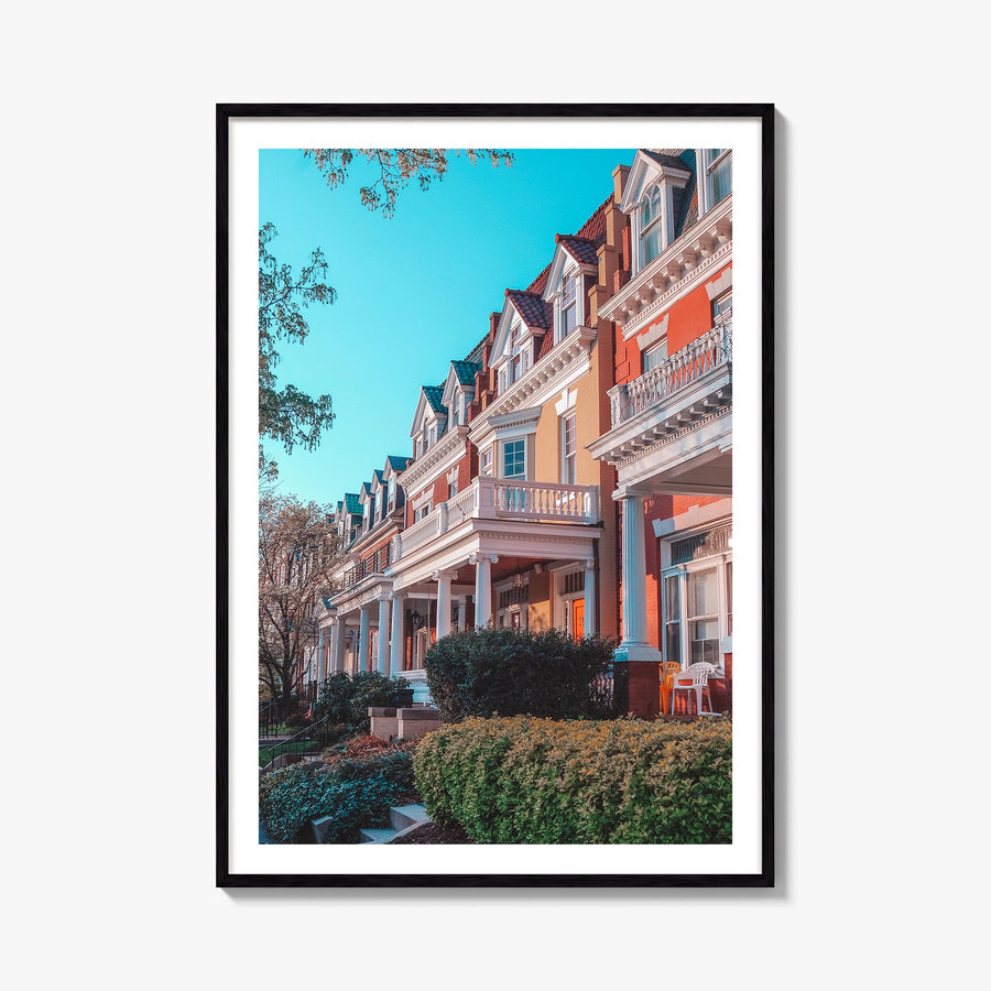 Virginia no. 2 colorful photo poster of United States – vertical wall art, unframed print shown in interior mockup