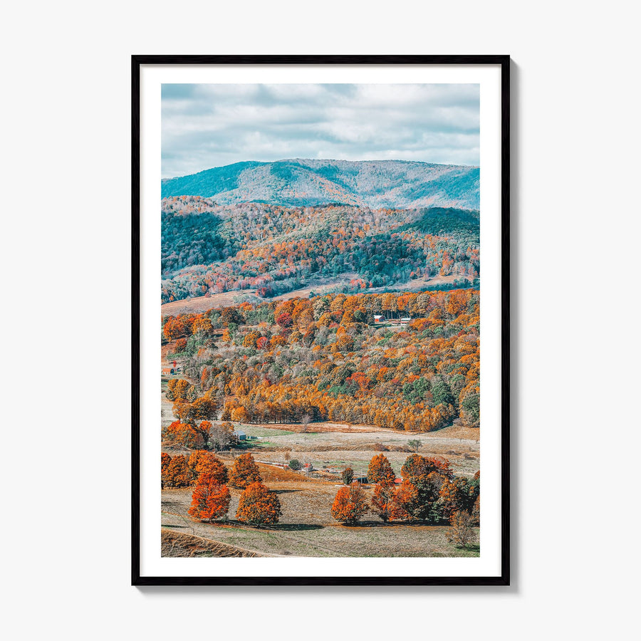Virginia Photo No 1 Poster, framed poster mockup, white border