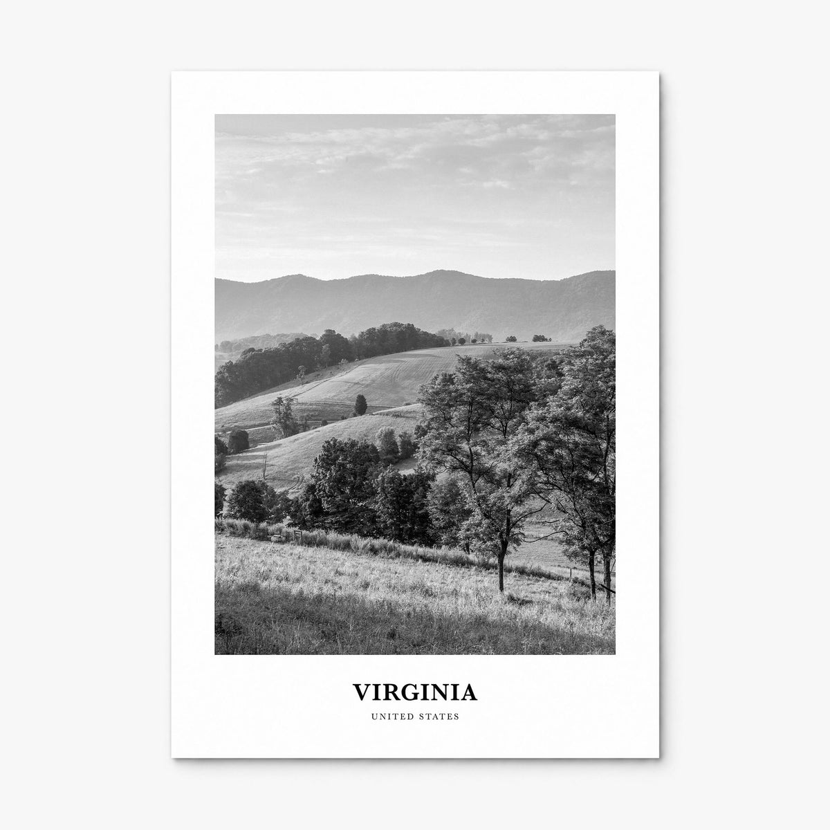 Virginia Classic No 1 Poster, print only (unframed)