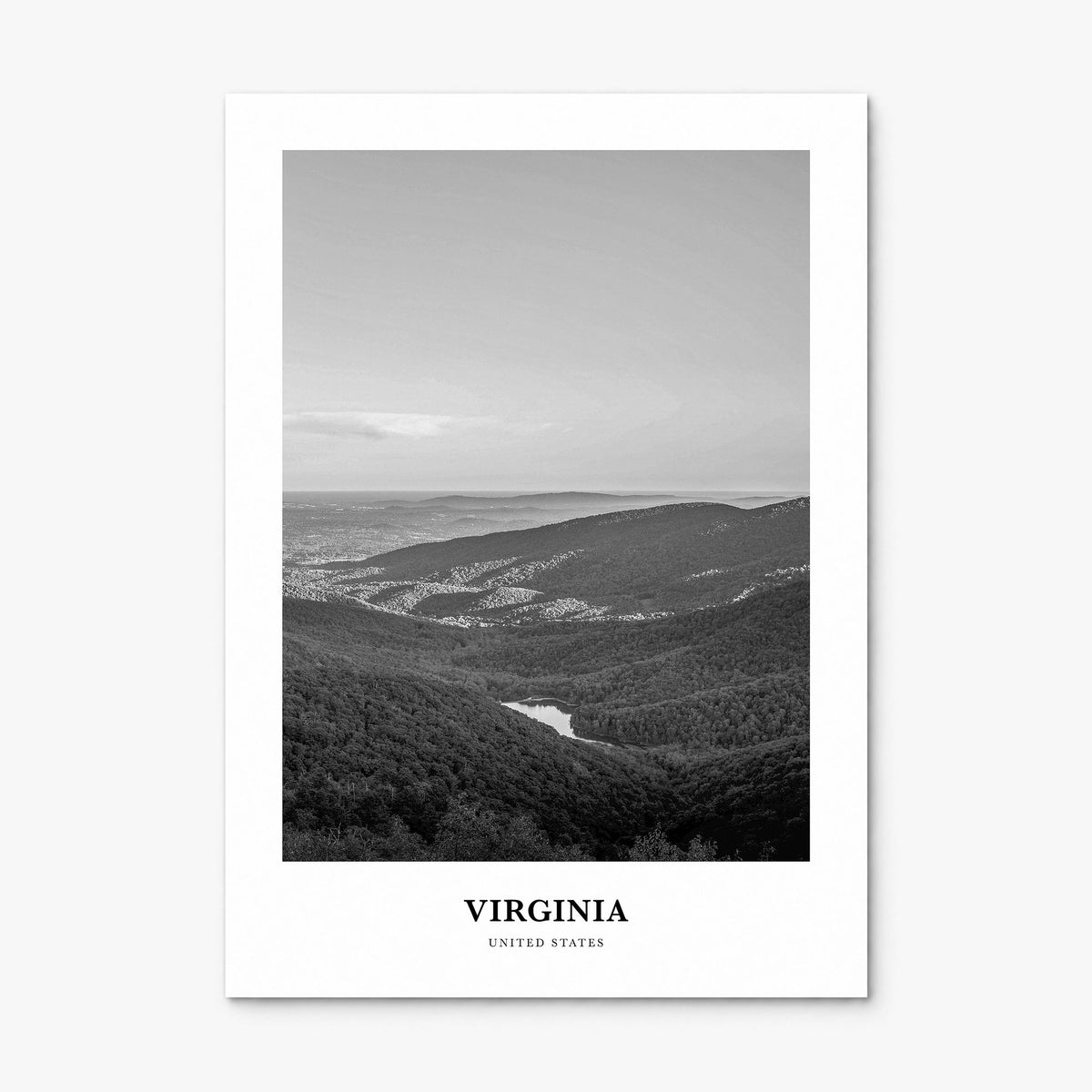 Virginia Classic No 2 Poster, print only (unframed)