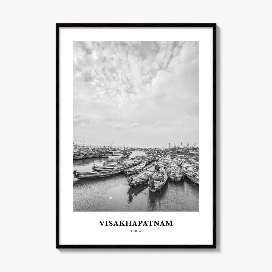 Visakhapatnam Classic Poster, framed poster mockup