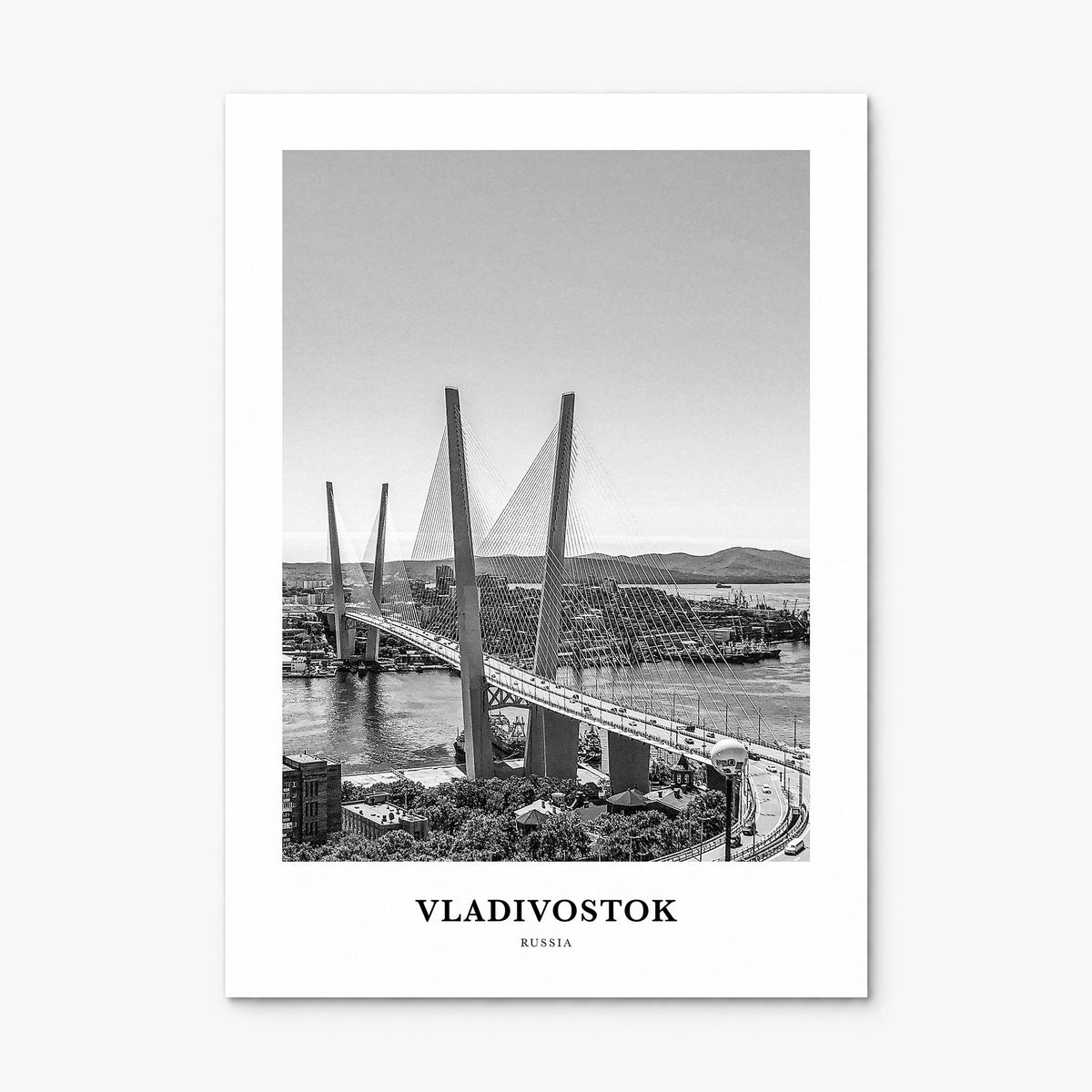 Vladivostok Classic Poster, print only (unframed)