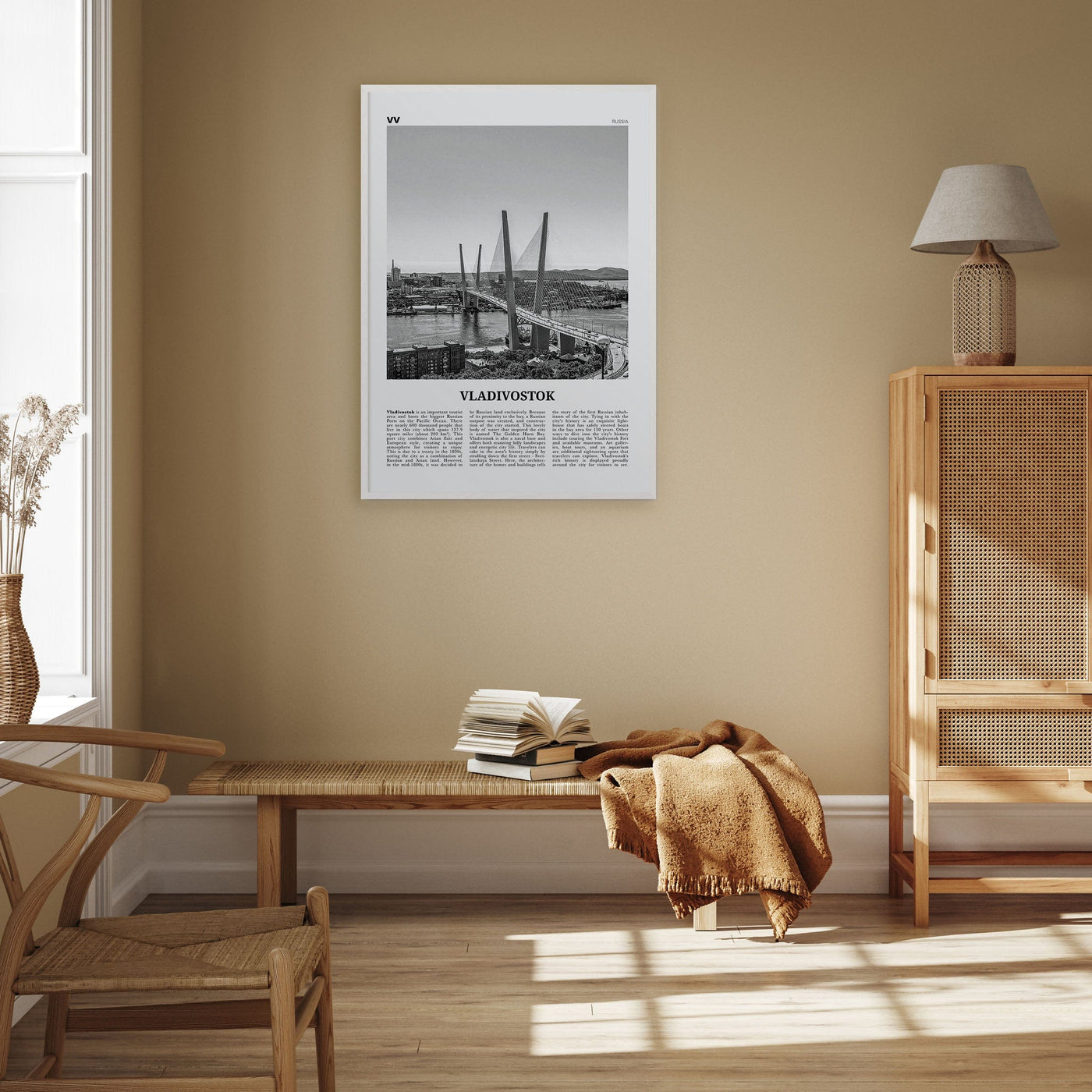 Vladivostok Poster Nbourhood Travel B&W Poster