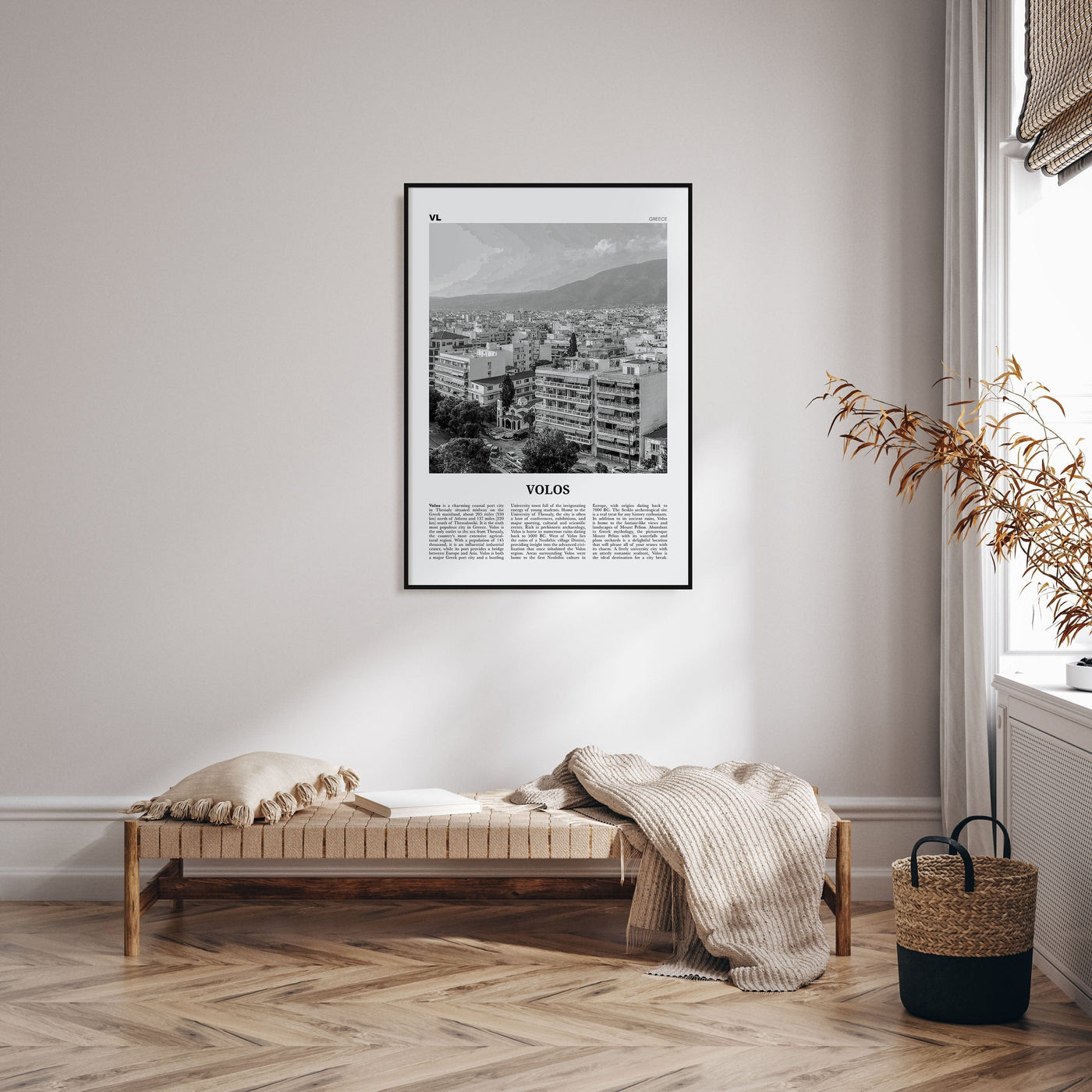 Volos Poster Nbourhood Travel B&W Poster
