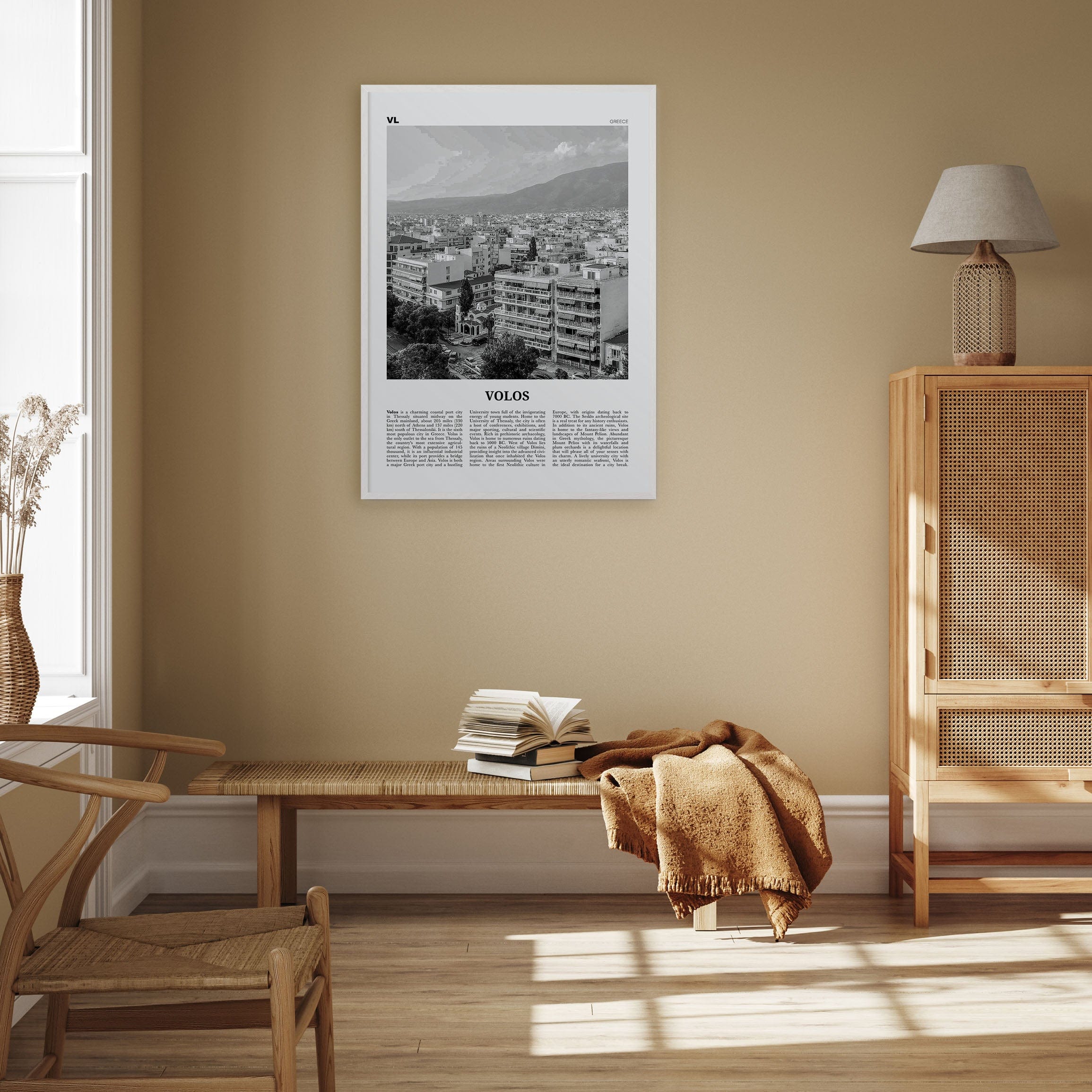 Volos Poster Nbourhood Travel B&W Poster