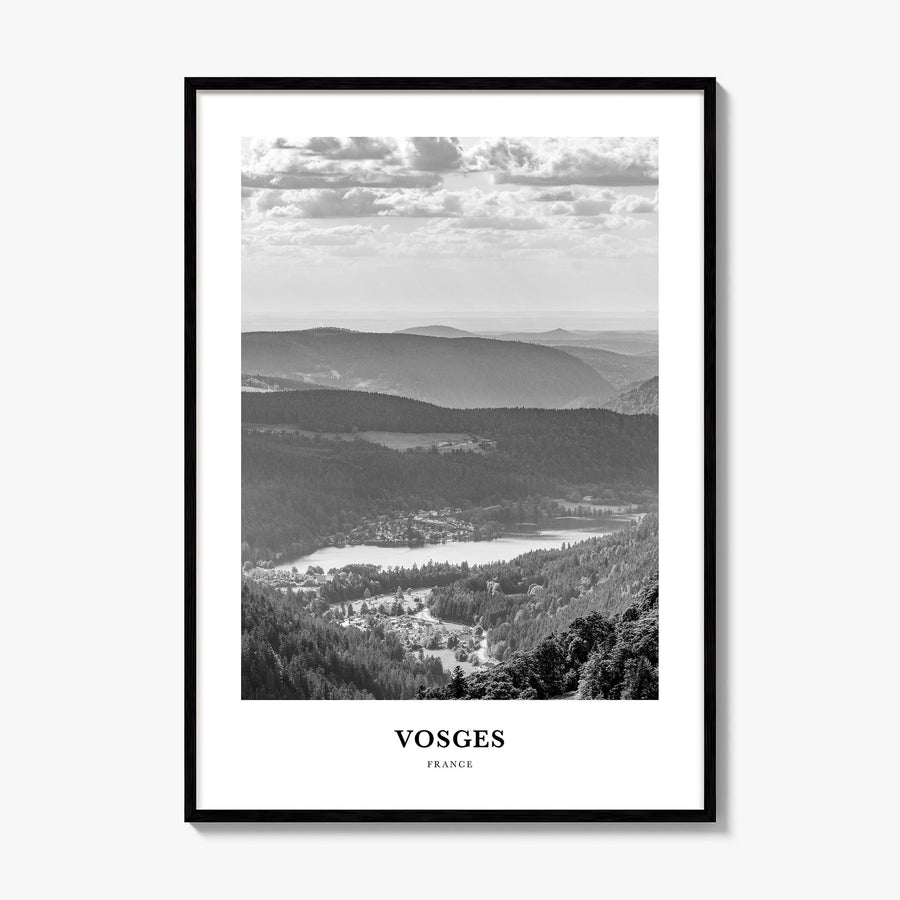 Vosges Classic Poster, framed poster mockup