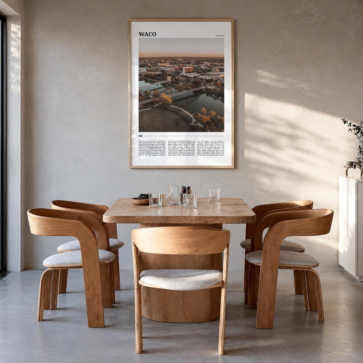 Waco Travel Poster