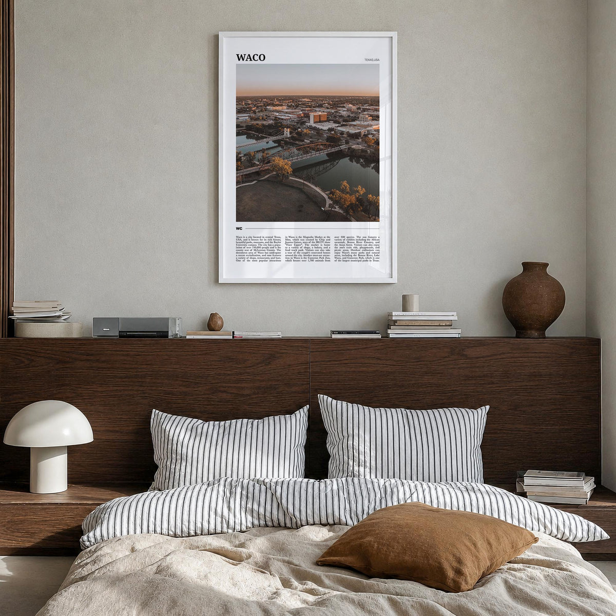 Waco Travel Poster