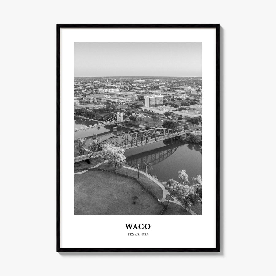 Waco Classic Poster, framed poster mockup