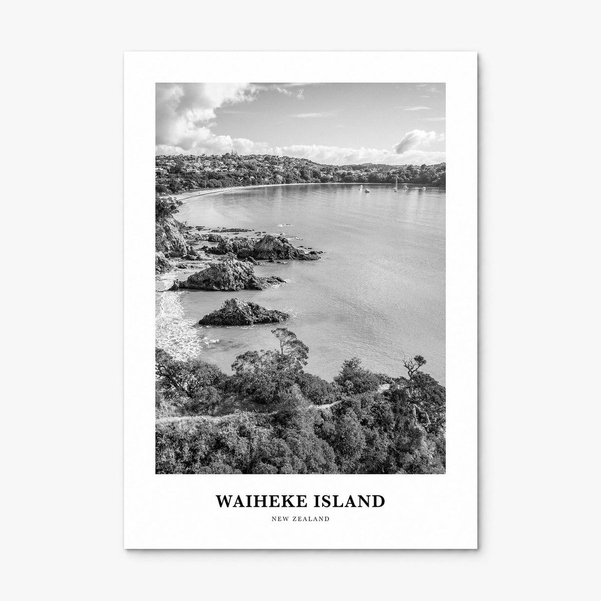 Waiheke Island Classic Poster, print only (unframed)