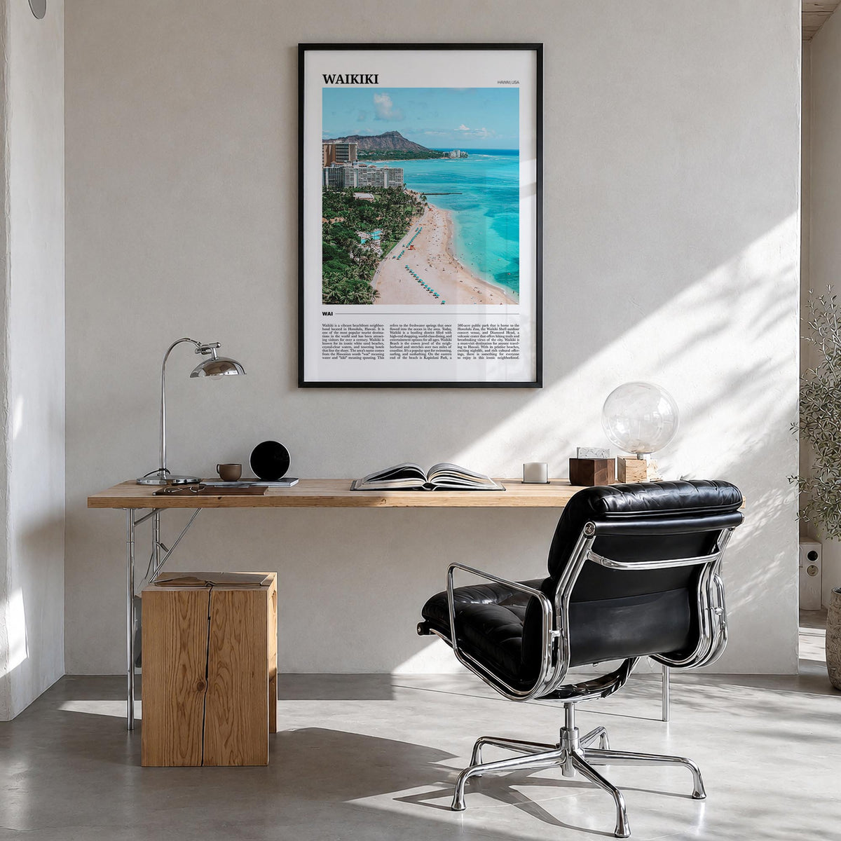 Waikiki Travel Poster
