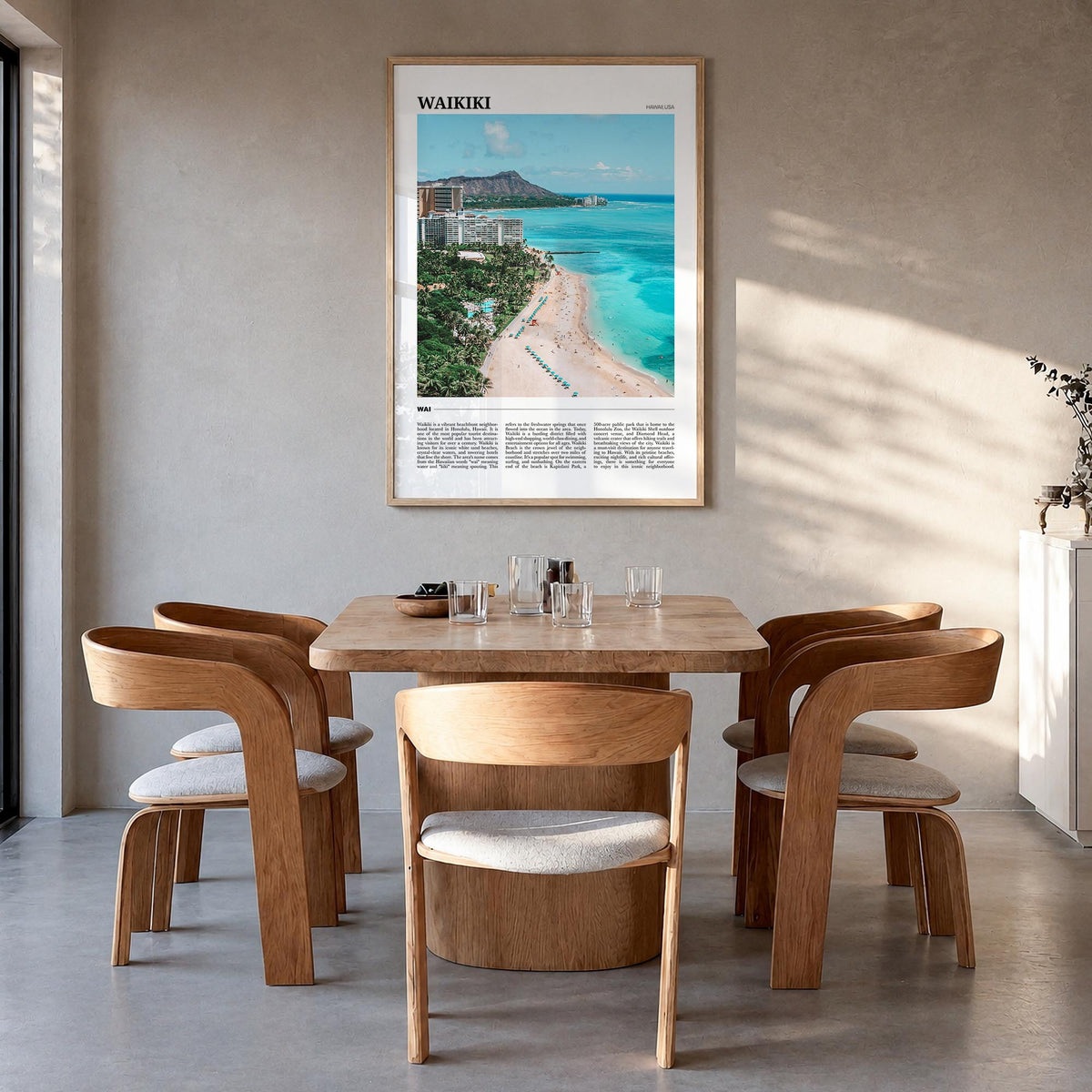 Waikiki Travel Poster