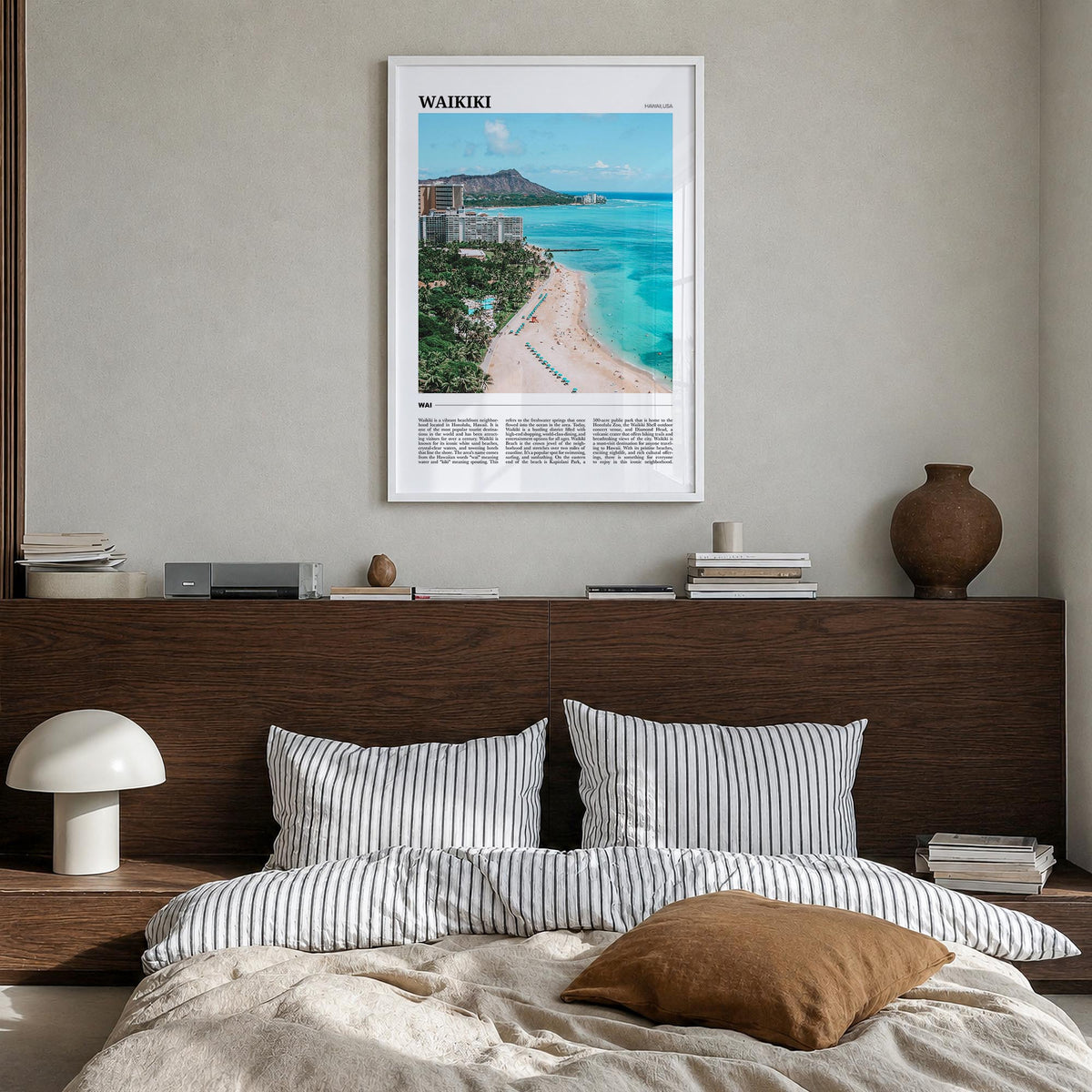 Waikiki Travel Poster