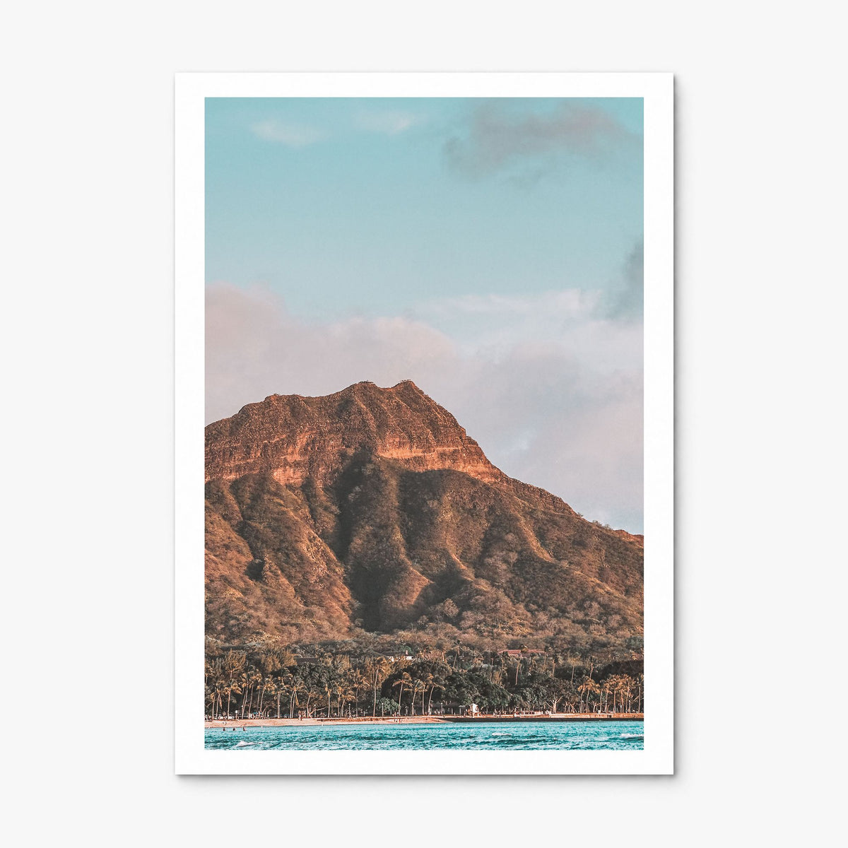 Waikiki Photo No 1 Poster, print only (unframed), white border