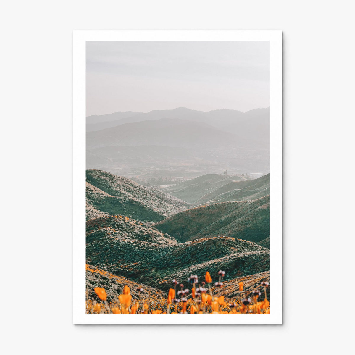 Walker Canyon Photo Poster, print only (unframed), white border