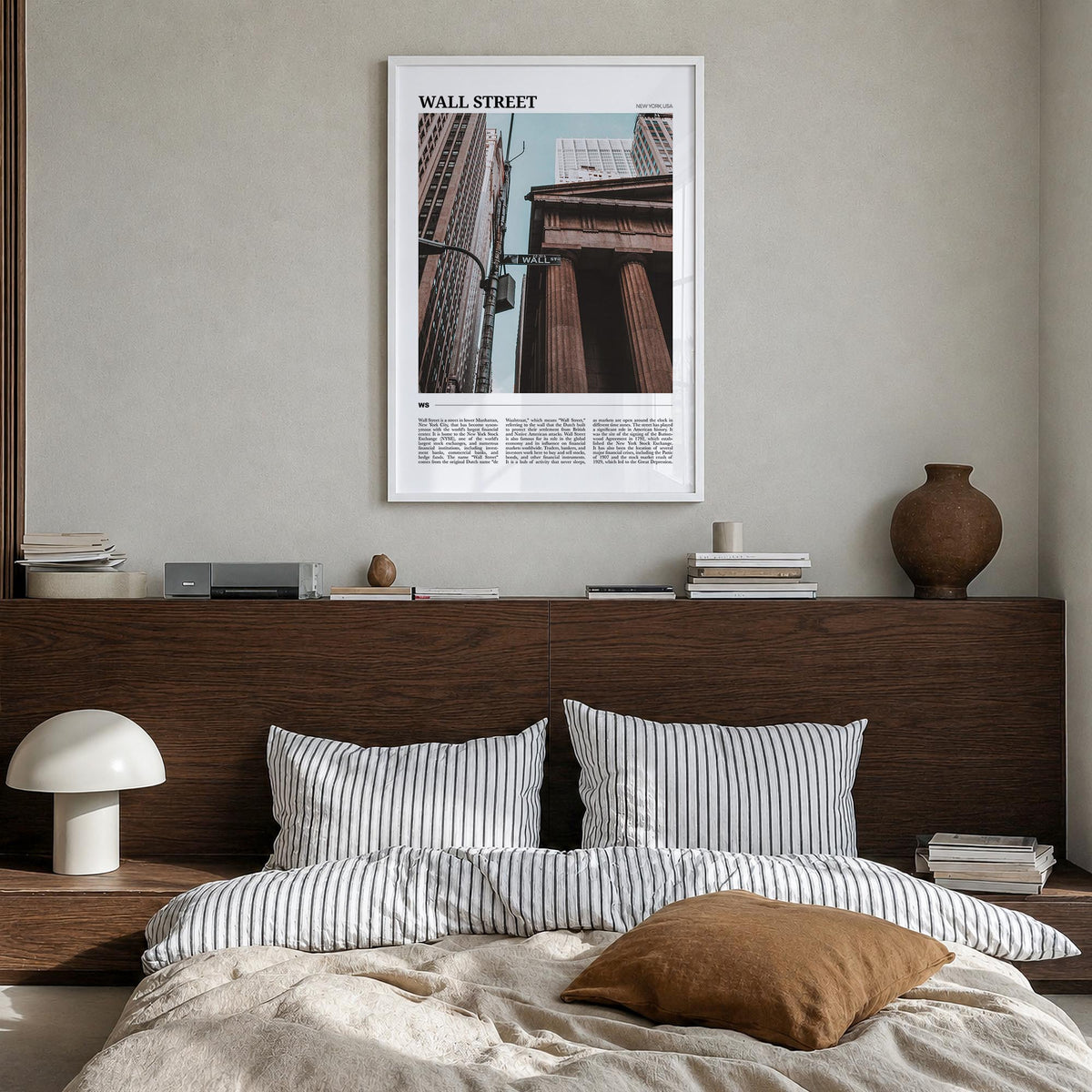Wall Street Travel Poster