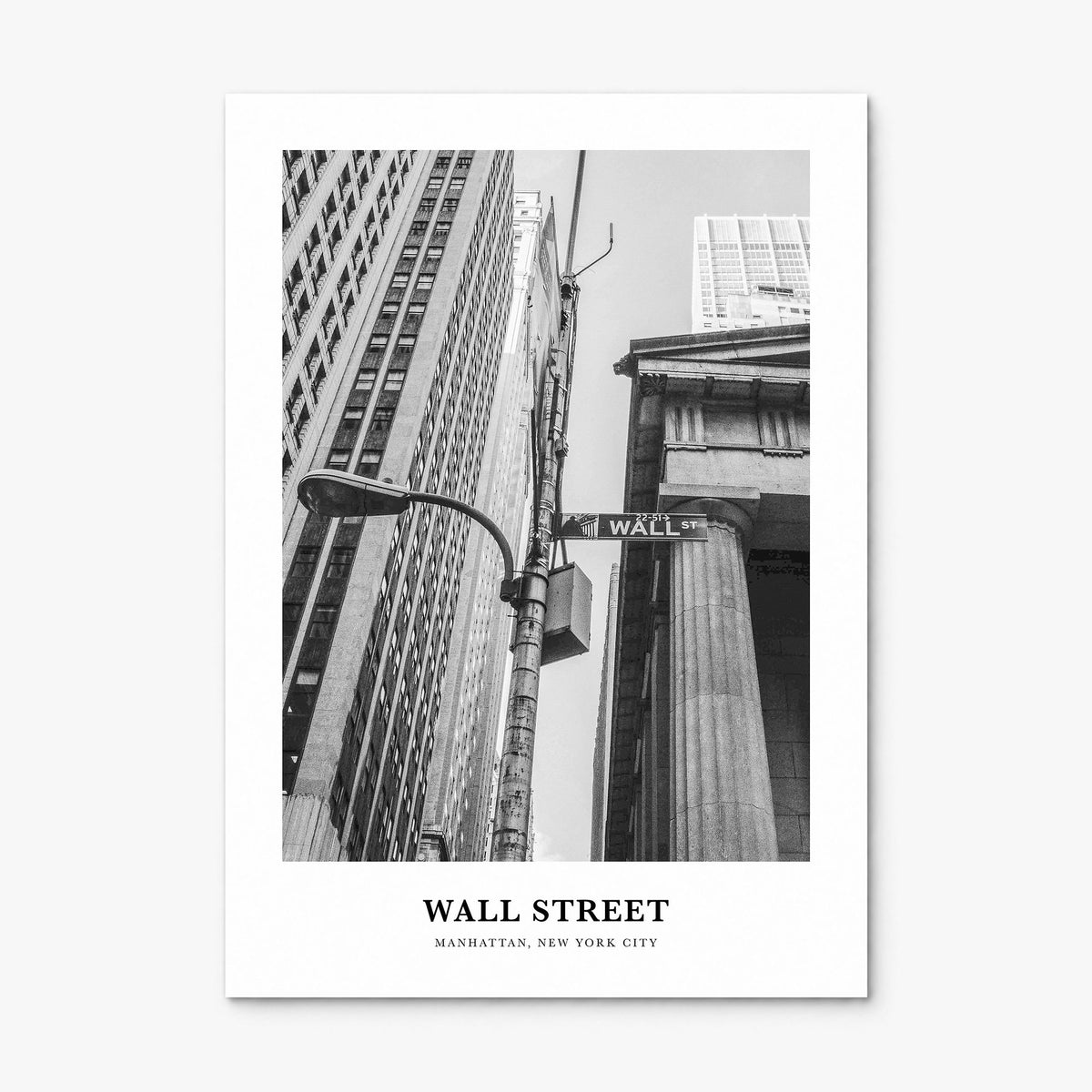 Wall Street Classic Poster, print only (unframed)