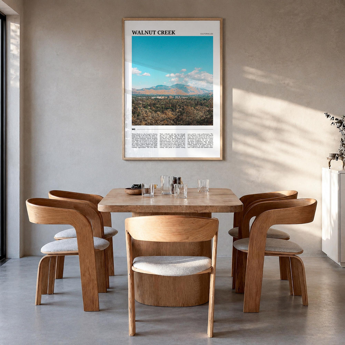 Walnut Creek Travel Poster