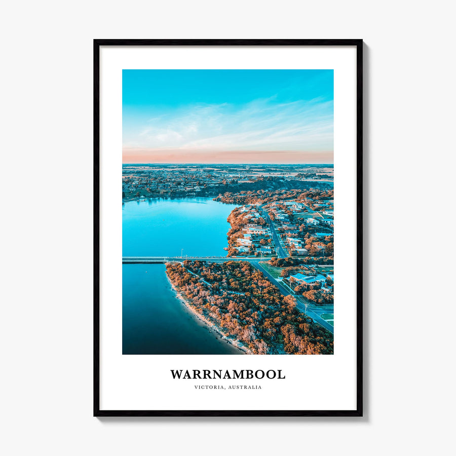 Warrnambool Classic Poster, framed poster mockup