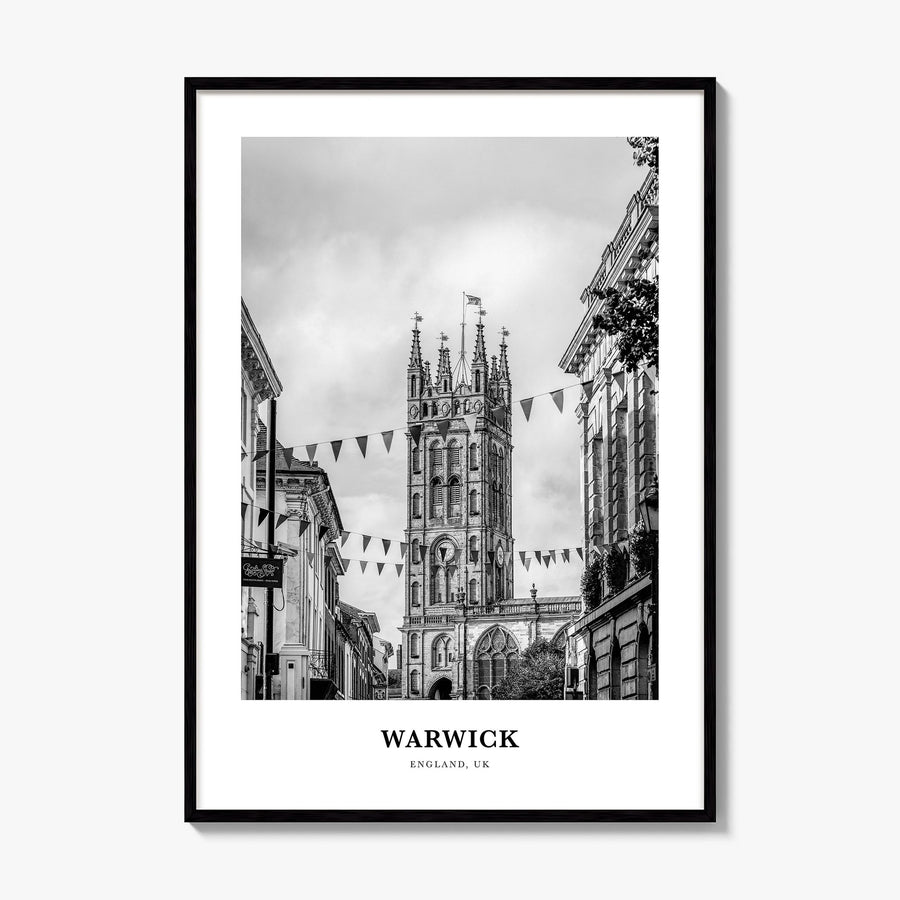 Warwick Classic Poster, framed poster mockup