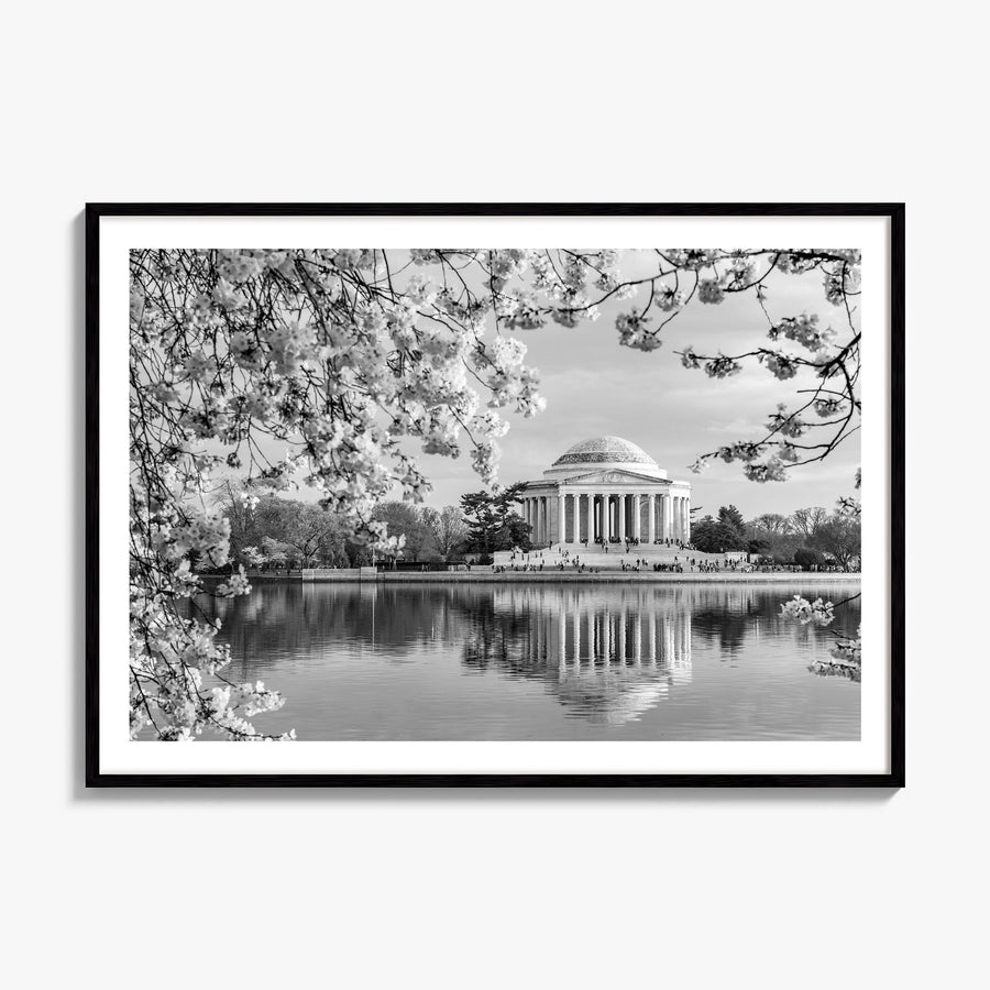 Washington, D.C. Photo Poster, framed poster mockup, white border