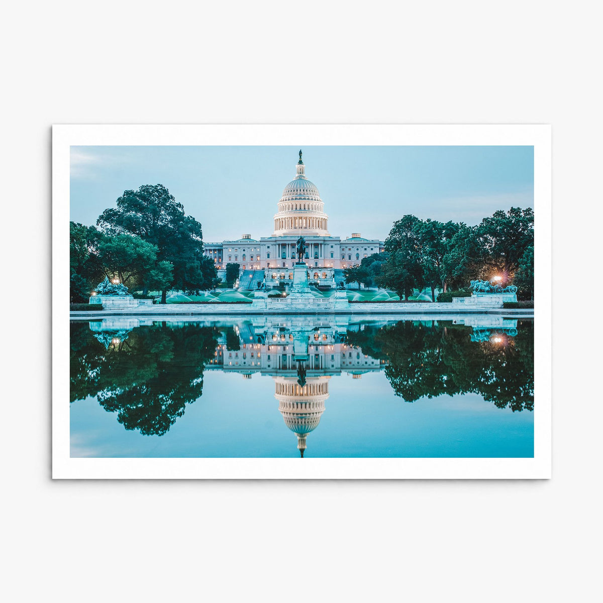 Washington, D.C. Photo Poster, print only (unframed), white border