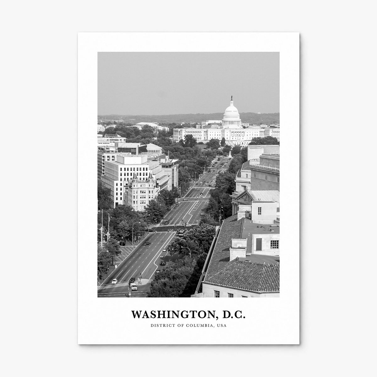 Washington, D.C. Classic No 1 Poster, print only (unframed)