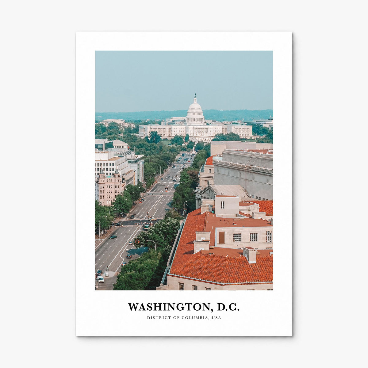 Washington, D.C. Classic No 2 Poster, print only (unframed)