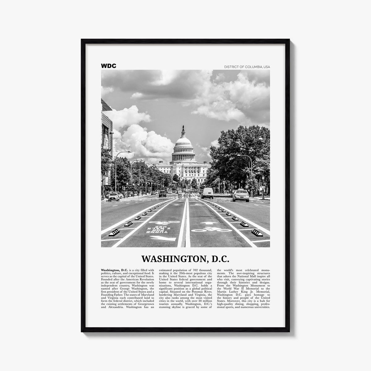 Washington, D.C. Newspaper No 1 Poster