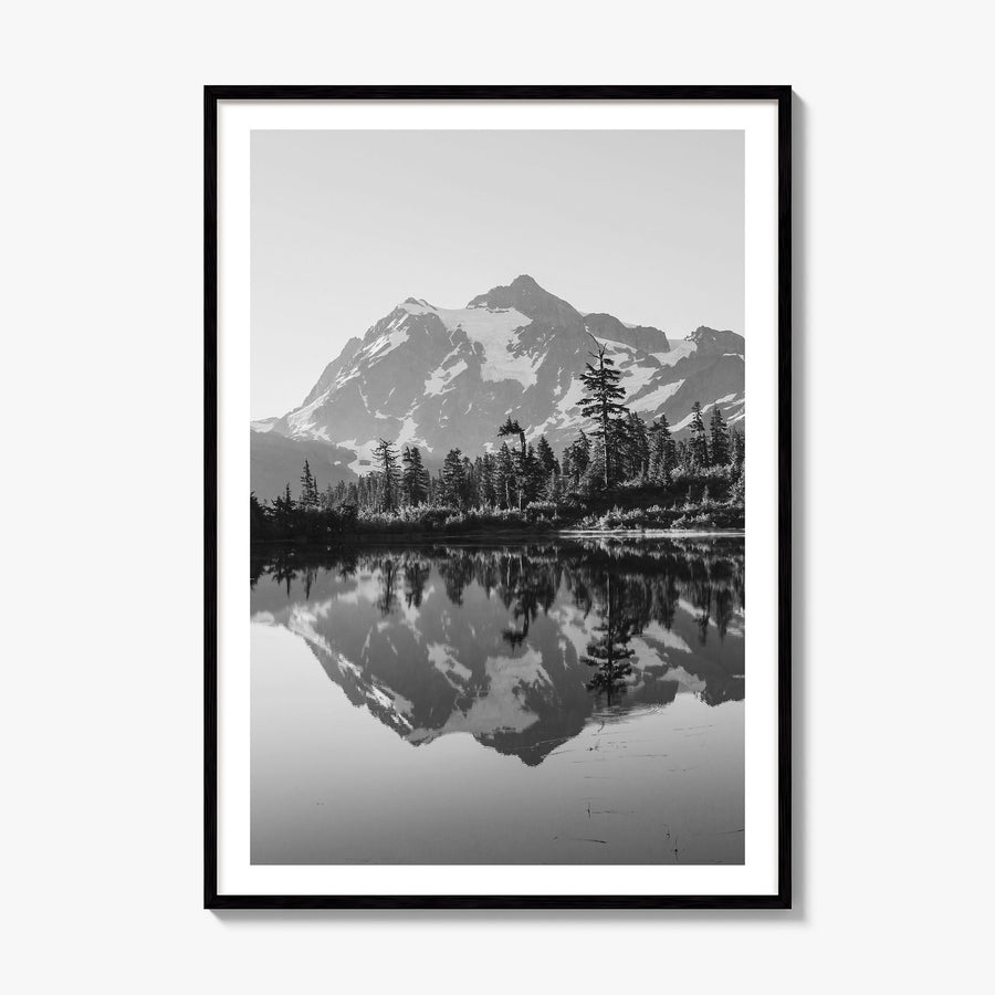 Washington (State) Photo No 1 Poster, framed poster mockup, white border
