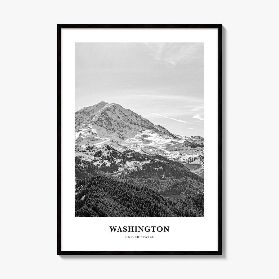 Washington (State) Classic No 2 Poster, framed poster mockup