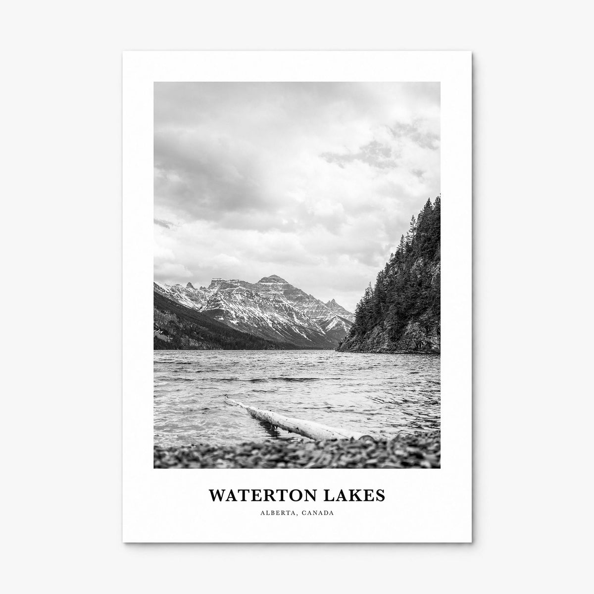 Waterton Lakes National Park Classic Poster, print only (unframed)
