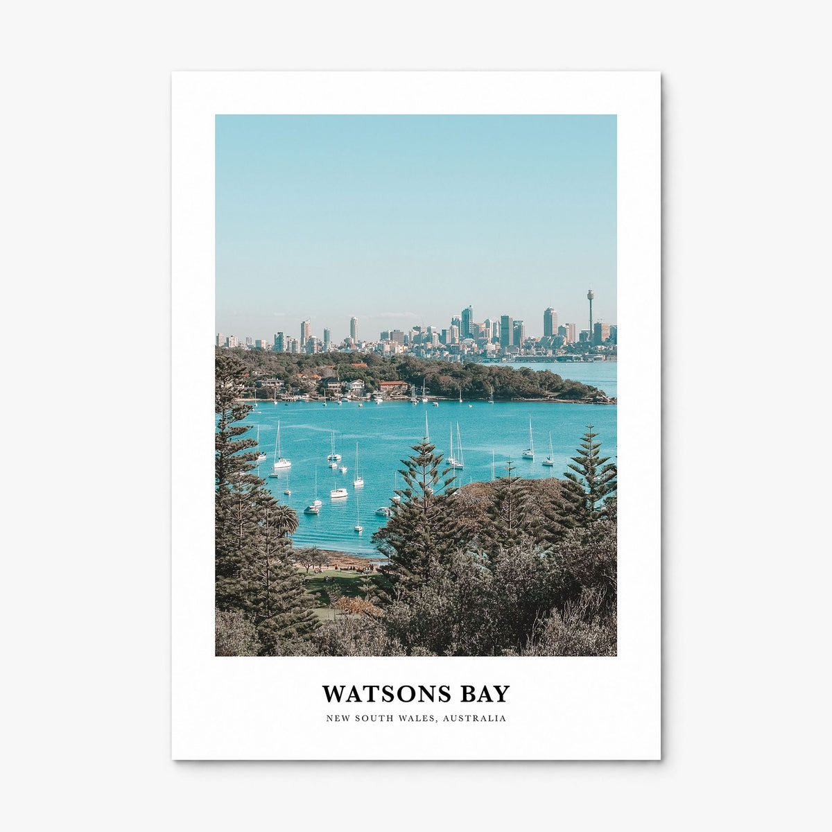 Watsons Bay Classic Poster, print only (unframed)