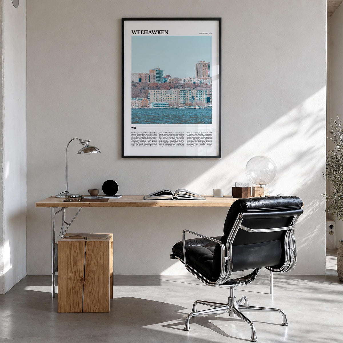 Weehawken Travel Poster