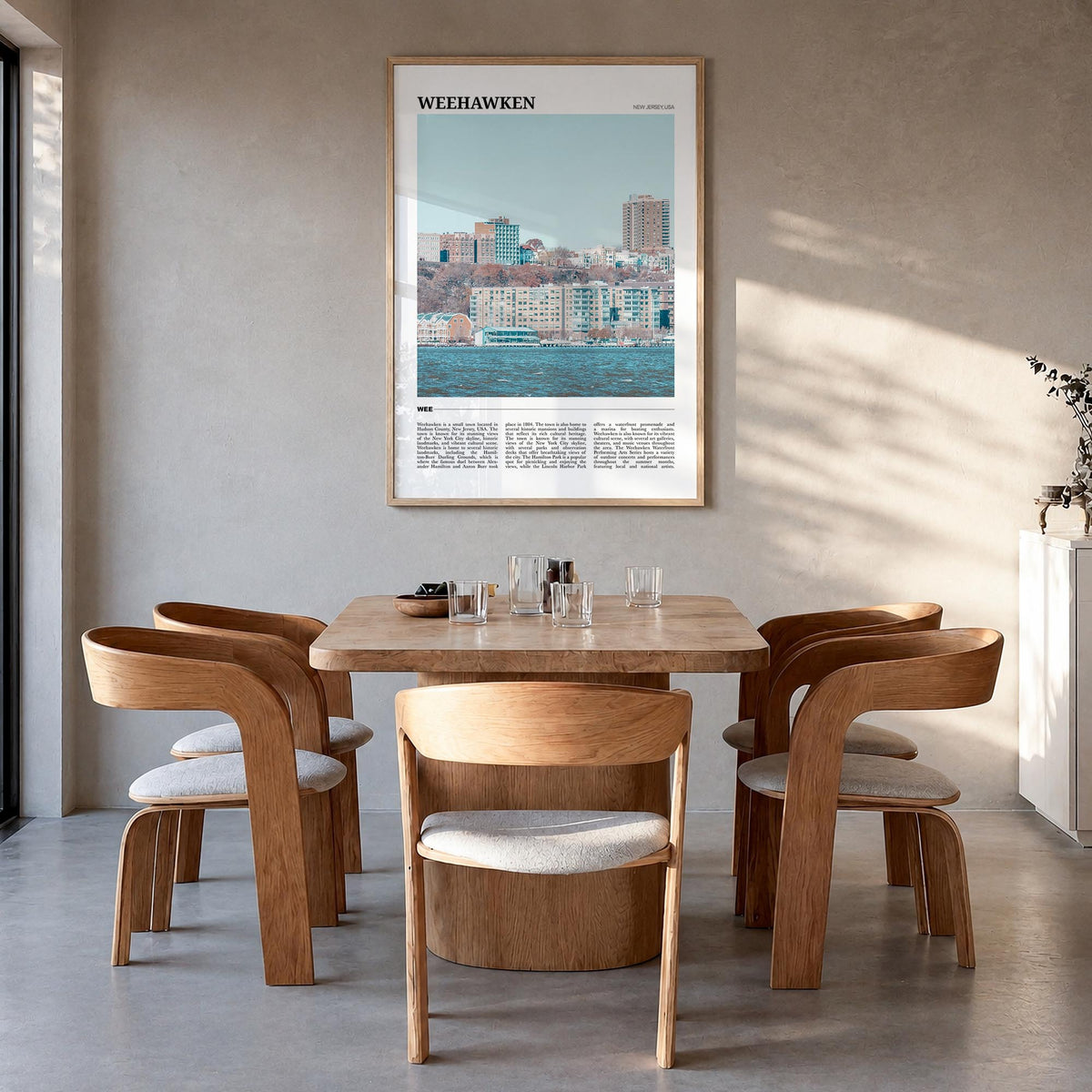 Weehawken Travel Poster