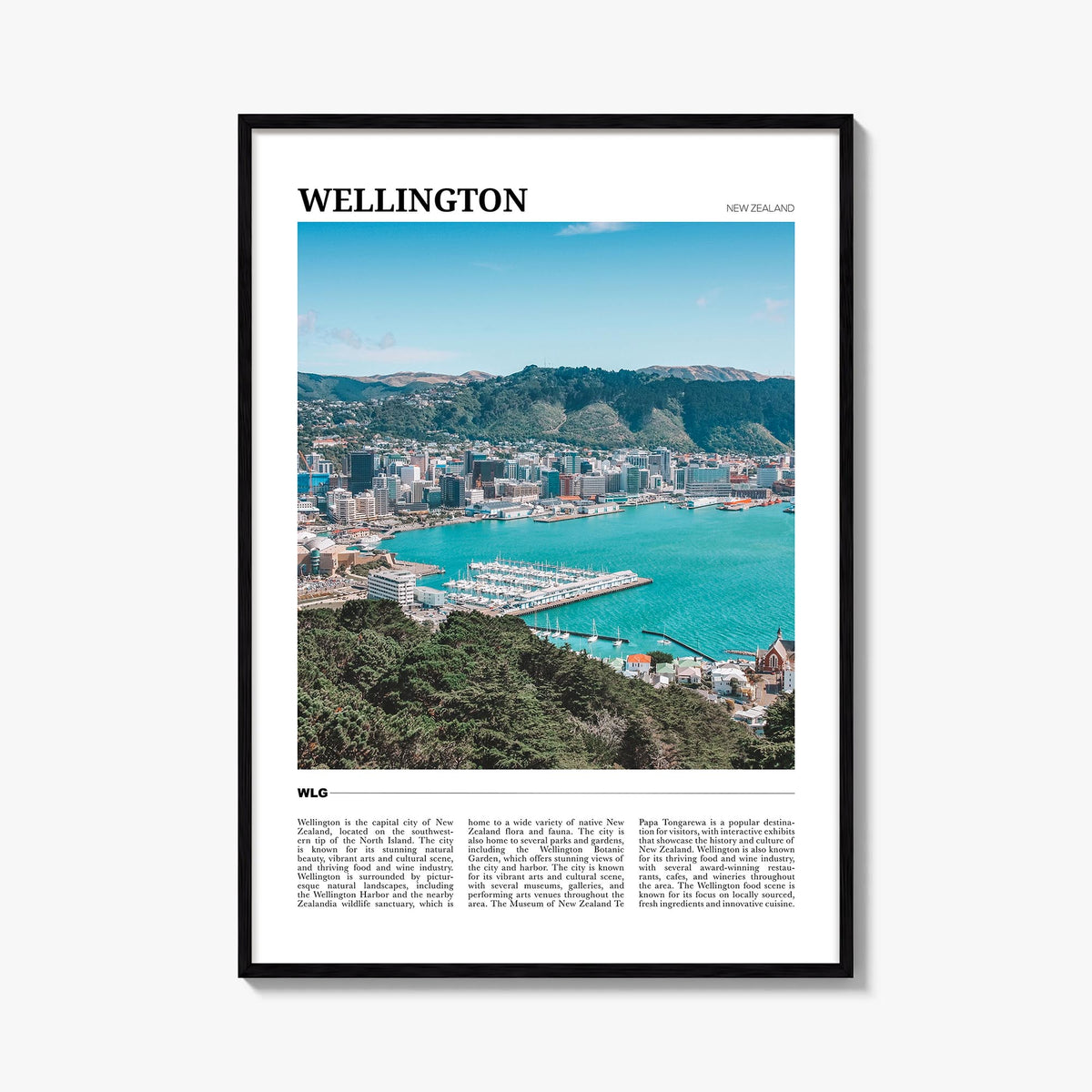 Wellington Travel Poster