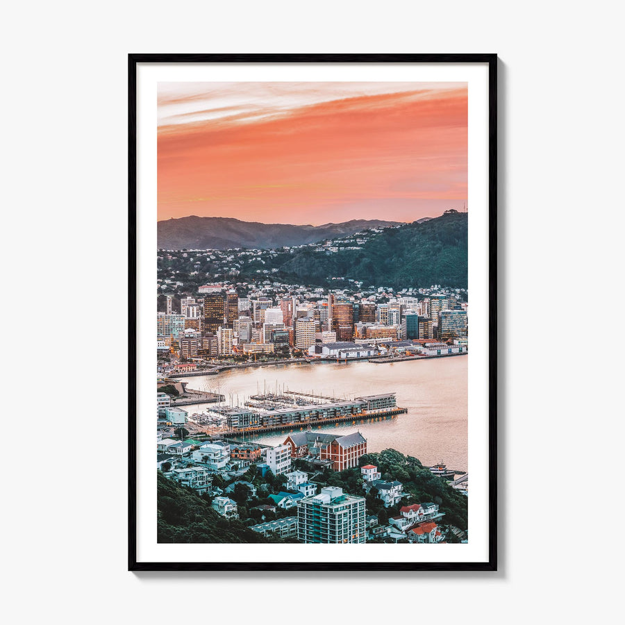 Wellington Photo Poster, framed poster mockup, white border