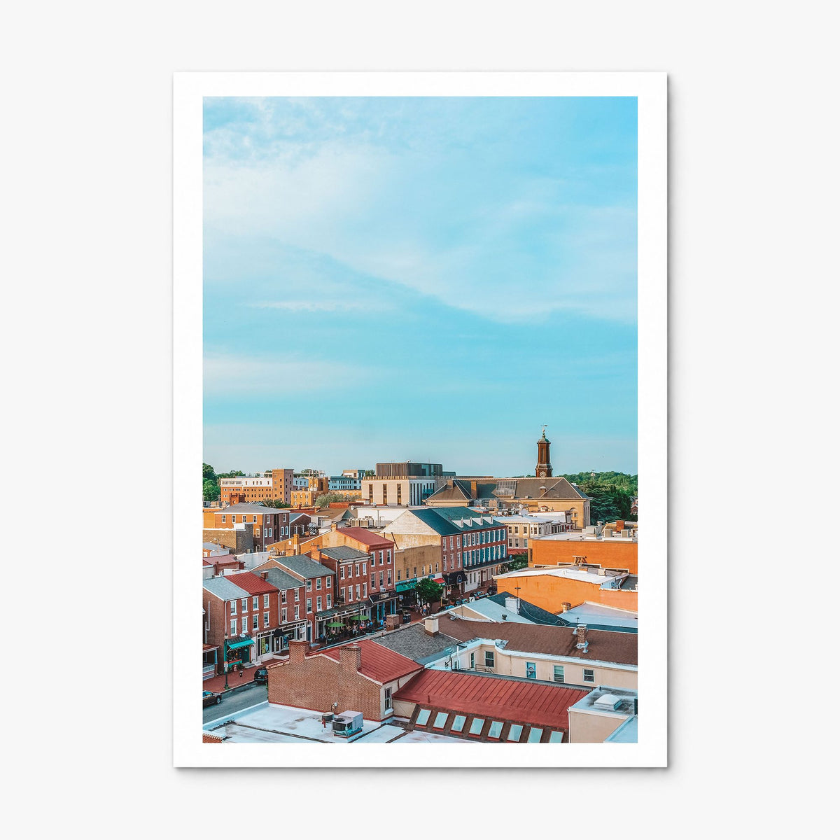 West Chester, Pennsylvania Photo Poster, print only (unframed), white border