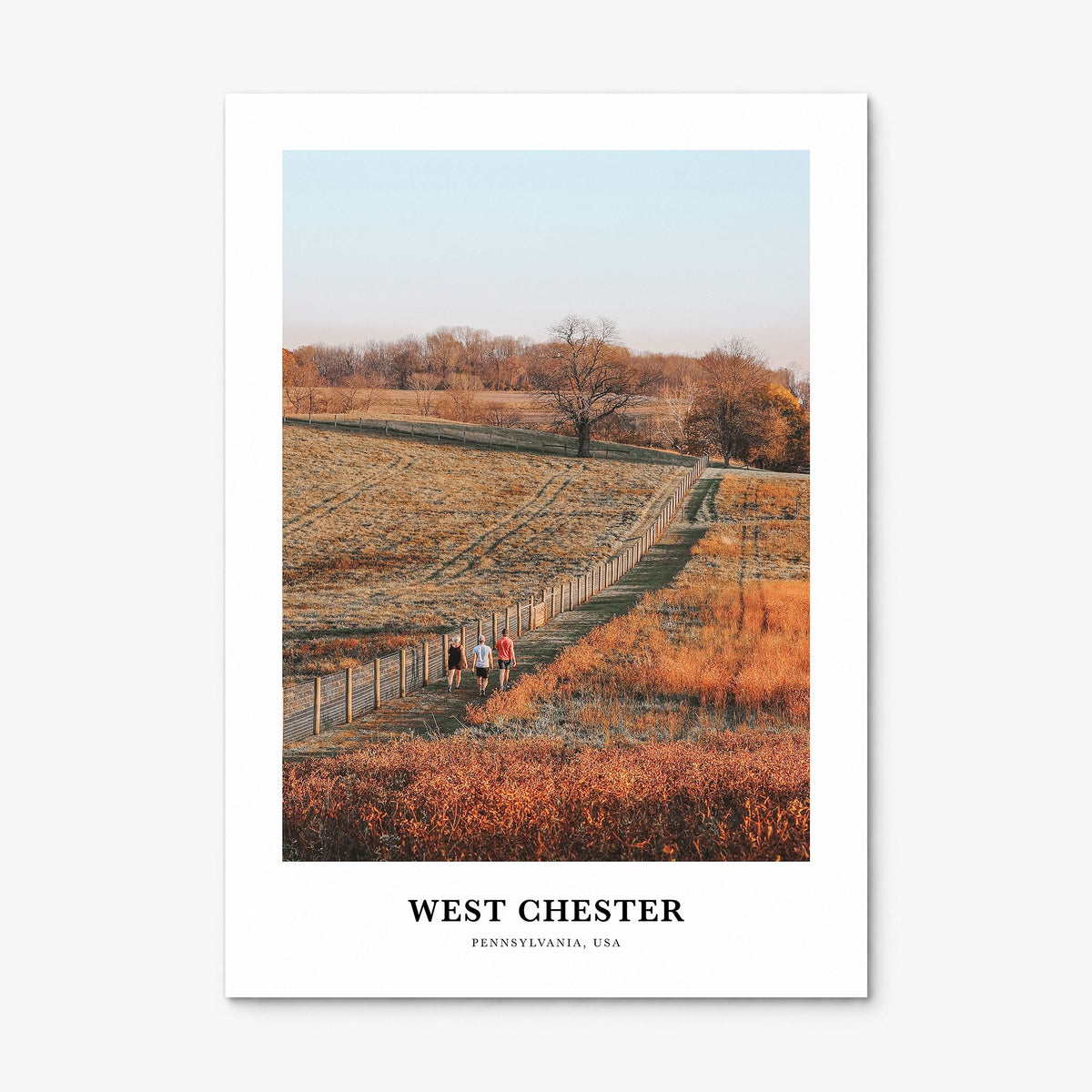 West Chester, Pennsylvania Classic Poster, print only (unframed)